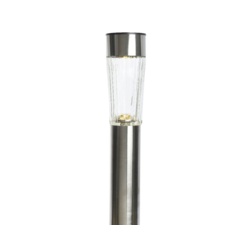 Lumineo LED Solar Stainless Steel Bollard - Warm White - STX-373779 