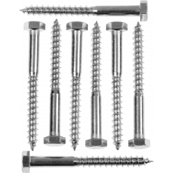 Picardy Coach Screws - M8 x 2"-M8 x 50mm - Pack of 100 - STX-374103 