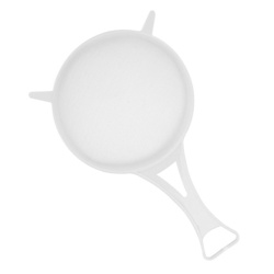 Chef Aid White Plastic Strainer Nylon Mesh - 12cm - STX-374161 