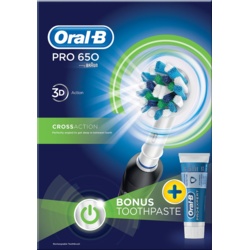 Oral B Electric Toothbrush & Toothpaste - Gift Set - STX-374215 
