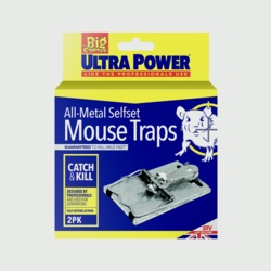 Ultra Power All Metal Self Set Mouse Trap - Twin Pack - STX-374337 