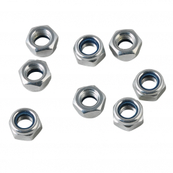 SupaFix Nylon Locking Nut BZP - M8 Box 100 - STX-374342 