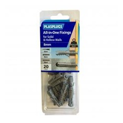 Plasplug All In One Multi Purpose Fixings - 8mm - STX-374633 