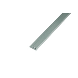 Unika Aluminium End Profile - 900mm Silver - STX-374674 