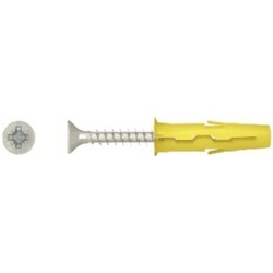 Rawlplug Universal Plug And Screw - YELLOW - STX-375813 