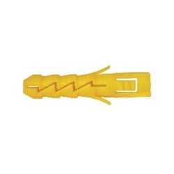 Rawlplug Plastic Expansion Plug - YELLOW - STX-375824 