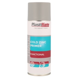 PlastiKote Cold Zinc Primer Spray - 400ml - STX-376459 