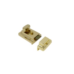 Yale Essentials Nightlatch - Polished Brass - STX-376914 