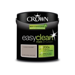 Crown Easyclean Matt Emulsion - 2.5L Crushed Chocolate - STX-377016 