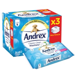 Andrex Classic Clean Washlets - 3 Pack - STX-377148 