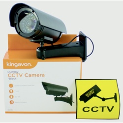 Kingavon Dummy CCTV Camera - Black - STX-377879 