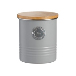 Typhoon Living Tea Canister - Grey - STX-377935 