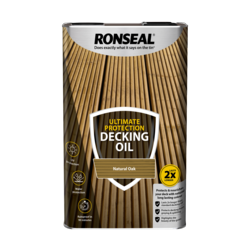 Ronseal Ultimate Protection Decking Oil 5L - Natural Oak - STX-377985 