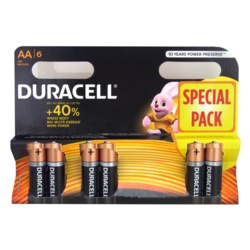 Duracell 4 Plus 2 Pack Batteries - AA - STX-378280 