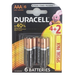 Duracell 4 Plus 2 Pack Batteries - AAA - STX-378281 