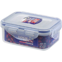 Lock & Lock Food Storage Container - Rectangular - 350ml (137 x 104 x 53mm) - STX-380159 