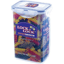 Lock & Lock Food Storage Container - Rectangular - 1.3L (137 x 104 x 185mm) - STX-380267 