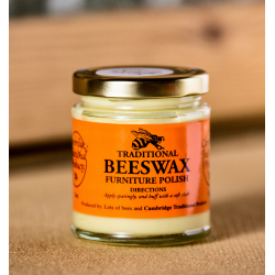 Cambridge Traditional Natural Beeswax Polish - 5oz Jar - STX-380477 