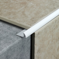 Tile Rite Tile Edging Standard - 2.4m x 7mm White - STX-384187 