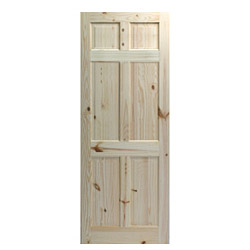 LPD Doors Knotty Pine Colonial 6 Panel Door - 78 x 27" x 35mm - STX-385467 