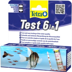 Tetra Aquarium Test Strip 6-in-1 - 25 Test - STX-387120 