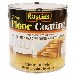 Rustins Quick Dry Acrylic Floor Coating Gloss - 2.5L - STX-387222 