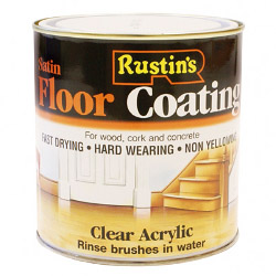 Rustins Quick Dry Acrylic Floor Coating Satin - 1L - STX-387239 