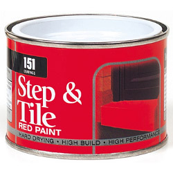 151 Coatings Step & Tile Paint - 180ml Red - STX-389892 