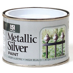 151 Coatings Metallic Paint - 180ml Silver - STX-389994 