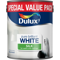 Dulux Silk 3L - Pure Brilliant White - STX-391431 
