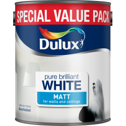 Dulux Matt 3L - Pure Brilliant White - STX-391477 