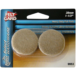 Felt Gard Round Pads - 38mm x 8 - STX-391743 