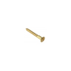 10 x 1.1/4 CSK Heavy Duty Brass Woodscrews - Box 200 - STX-401146 