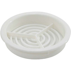 Map Round Soffit Vents White, 10 Pack - 70mm (2000sq mm) - STX-405098 