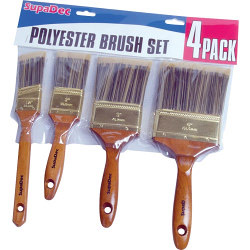 SupaDec Polyester Brush Set - 4 Piece - STX-405233 