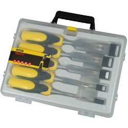 Stanley DynaGrip Wood Chisel Set - 5-Piece - STX-416660 