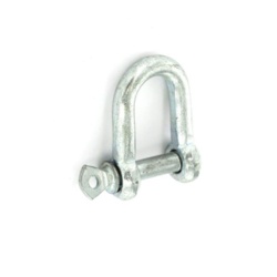 Securit Dee Shackle Zinc Plated (2) - 5mm - STX-420958 