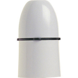 Dencon BC Cord Grip Lampholder White T1 to BSEN/IEC61184 - Pre-Packed Single - STX-424697 