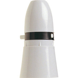 Dencon 1/2" Switched Lamp Holder White, T1 Long Skirt to BSEN/IEC61184 - Pre-Packed - STX-424701 