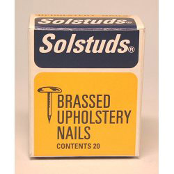 Solstuds Upholstery Nails - Brassed (Box Pack) - 10mm - STX-430133 