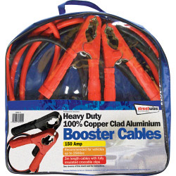 Streetwize Aluminium Booster Cable with Insulated Crocodile Clips - 2m/350Amp - STX-433289 