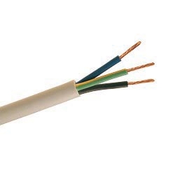 Dencon 2183Y White Cable - 3x0.50mmx50m - STX-440113 