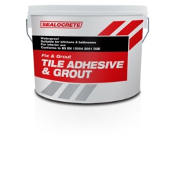 Sealocrete Fix & Grout Tile Adhesive and Grout - White 1L - STX-444295 
