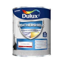 Dulux Weathershield Exterior Gloss 750ml - Pure Brilliant White - STX-447511 