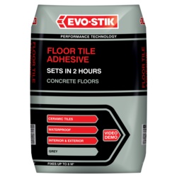 Evo-Stik Floor Tile Adhesive Fast Set For Concrete Floors - 20kg - STX-448735 