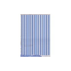 Blue Canyon Peva Shower Curtain 180 x 180cm - Black Stripe - STX-460190 