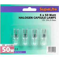 SupaLite Capsule Lamp - GY6.35 50w 12v - STX-467257 