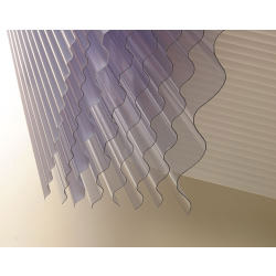 Vistalux Lightweight Clear Corrugated PVC - 3" x 30 x 6ft (1830mm) - STX-467989 