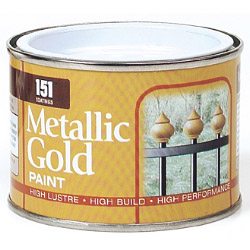 151 Coatings Metallic Paint - 180ml Gold - STX-469410 