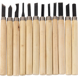 SupaTool Sculptors Chisels - 12 Piece - STX-484629 